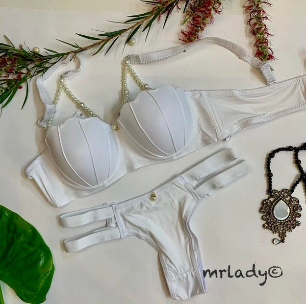 PEARLS THIN PAD BRA SET